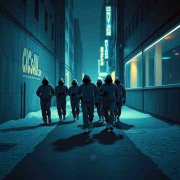 Flow confiado y frío para caminar con un equipo