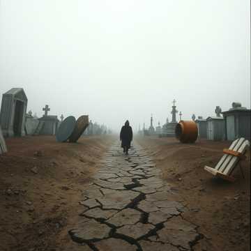 Düstere und trostlose Atmosphäre mit langsamen schweren Riffs