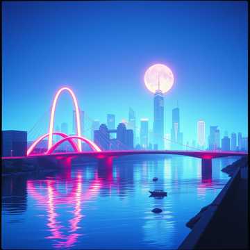 Meditative state with a fast driving beat in the background