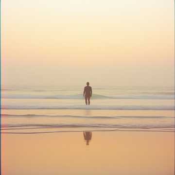 Watching a sunrise on a beach after dancing all night