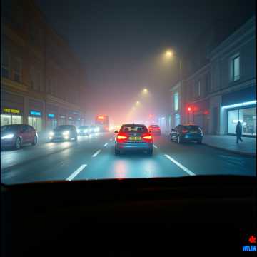 夜晚駕駛改裝車穿梭倫敦街頭